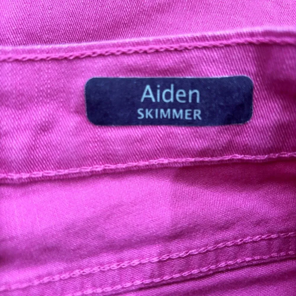 Gloria Vanderbilt Womens Aiden Skimmer Capri 14 Pink